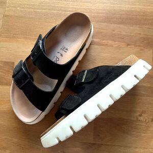 BIRKENSTOCK PAPILLIO Arizona Platform Sandals (Sz 41)